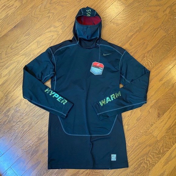 nike pro combat hyperwarm max shield hood